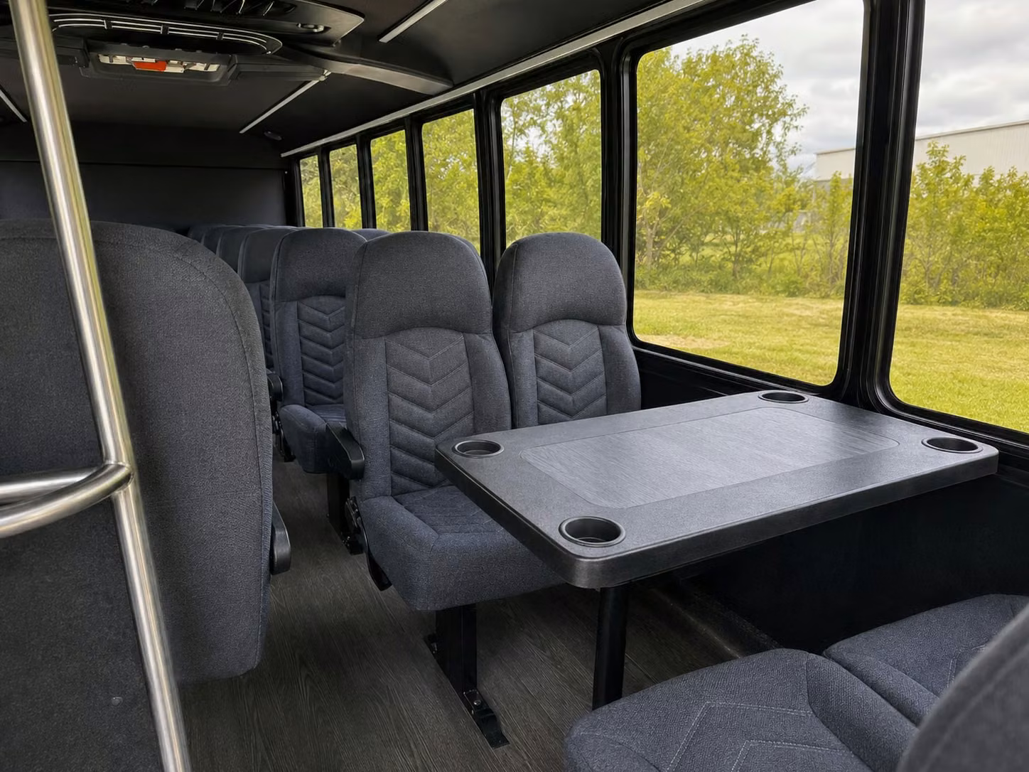 15 passenger minibus inside