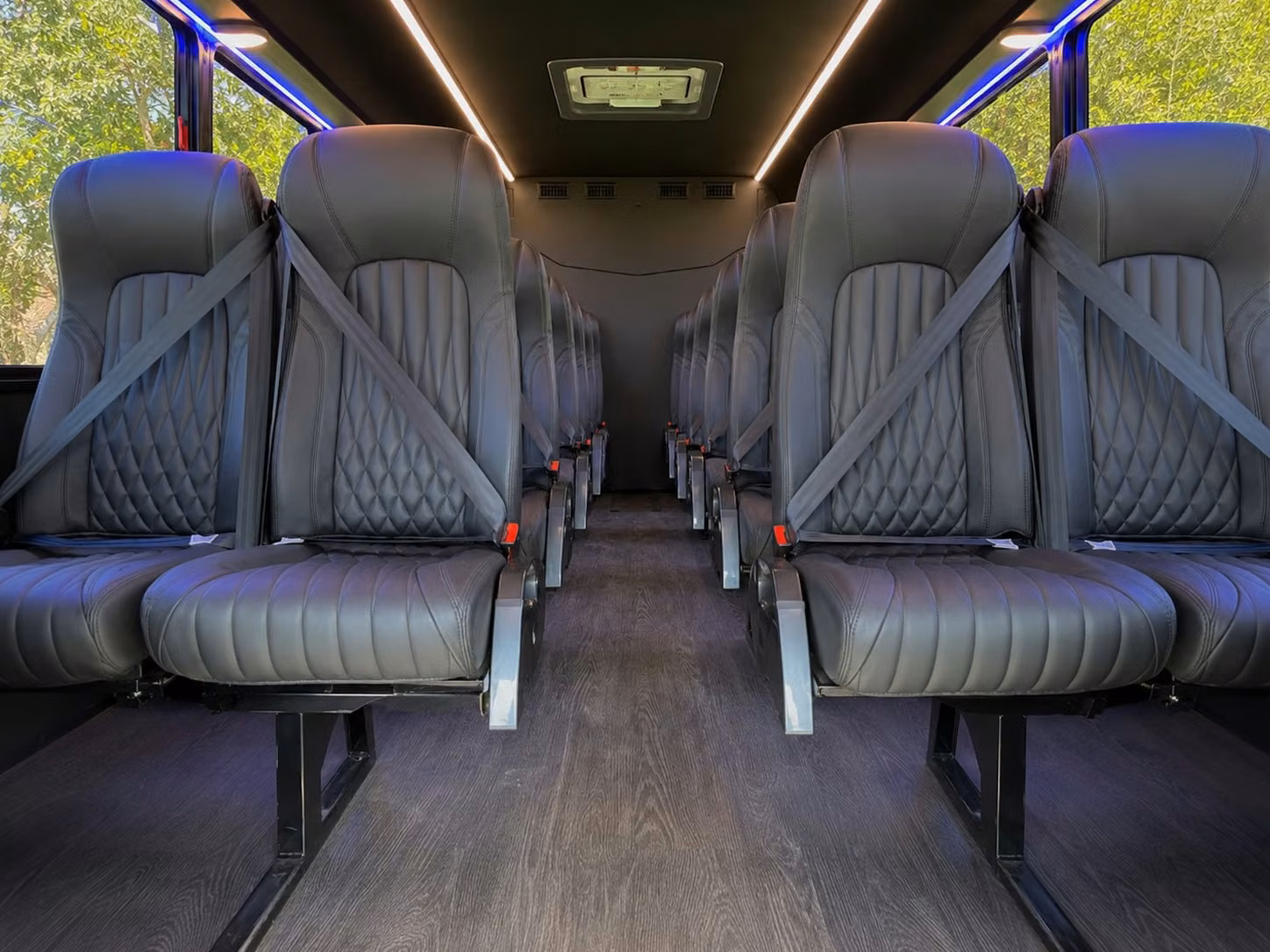 18 passenger minibus inside