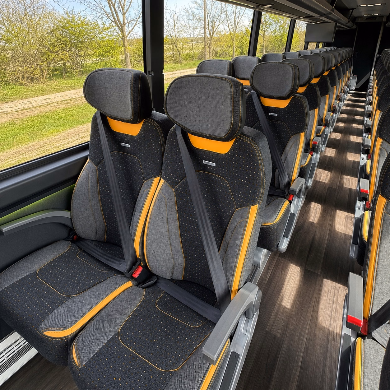 pocatello charter bus interior gallery