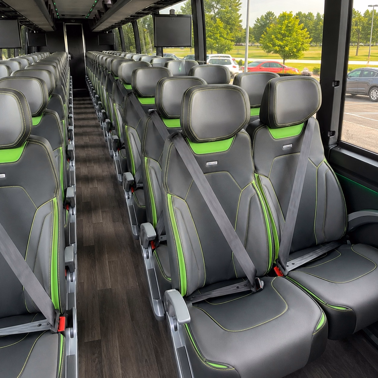 pocatello charter bus interior