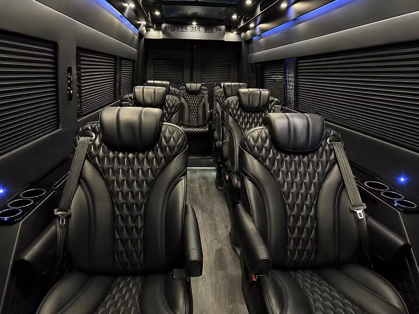 sprinter van with driver inside